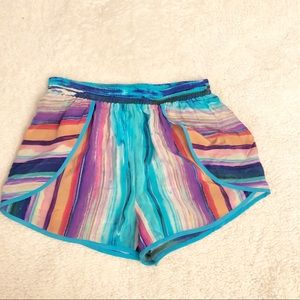 Amanda Uprichard silk track shorts